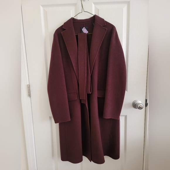 Theory Wrap Coat in Double-Face Wool-Cashmere, size S - Picture 12 of 14